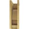 Ekena Millwork 8"W x 16"D x 24"H Classic Alma Rough Cedar Woodgrain TimberThane Corbel, Primed Tan CORUR08X16X24ALMRCPR - alternate 2